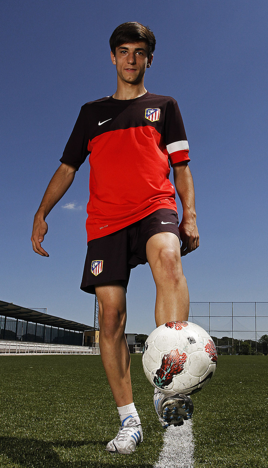 Borja Paris, jugador del Atlético de Madrid Juvenil DH